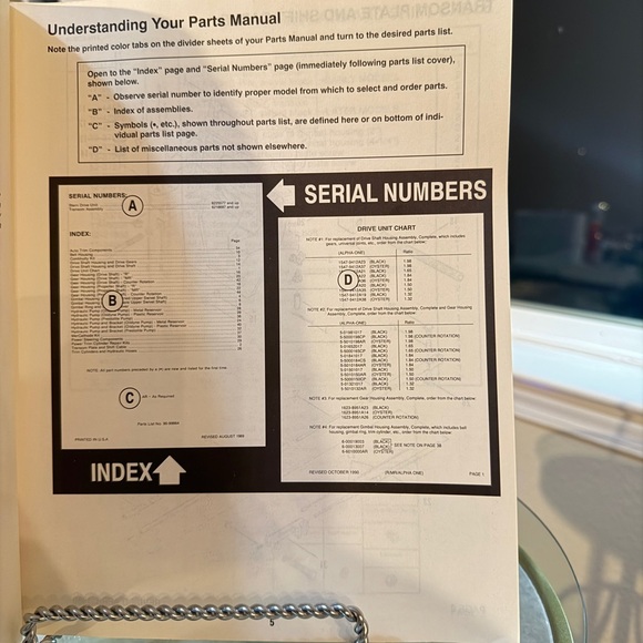 MerCruiser Service Training Notebook 90-90593 (1993) Brunswick Corp Boat Marine - Picture 6 of 7